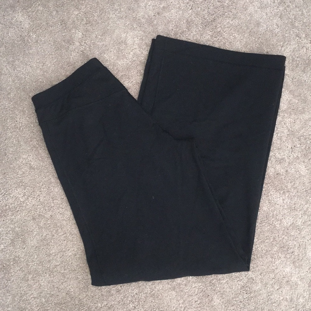 Lululemon black snap bell bottom comfy pants 😛